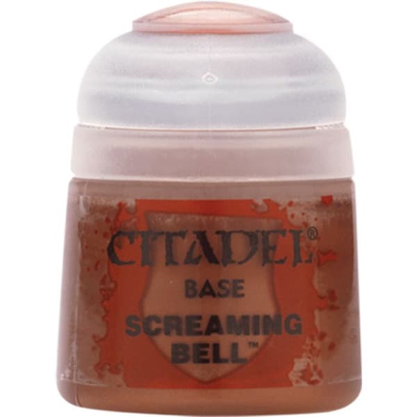 Målarfärg - GAMES WORKSHOP - Citadel-Base Screaming - Gul - Akryl - 12 ml brons