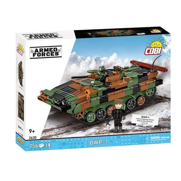 Byggesæt - COBI - BWP-1 - Grøn og Brun - Plastik - Til børn Grön och brun