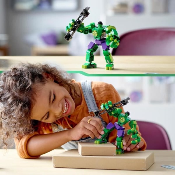 LEGO® Marvel 76241 Hulken Robotrustning, Avengers minifigur, Byggleksak, Superhjälte