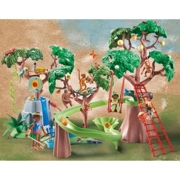 PLAYMOBIL 71142 Wiltopia Tropical Jungle Playground Flerfärgad