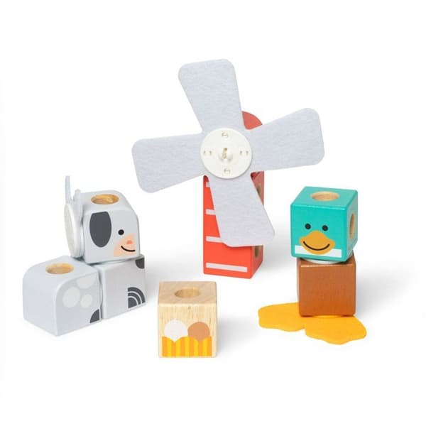 "Maatilan Ystävät - 16 Kappaletta - Estettävät - Melissa & Doug - SPINMASTER - Alkaen 2 Vuotta"