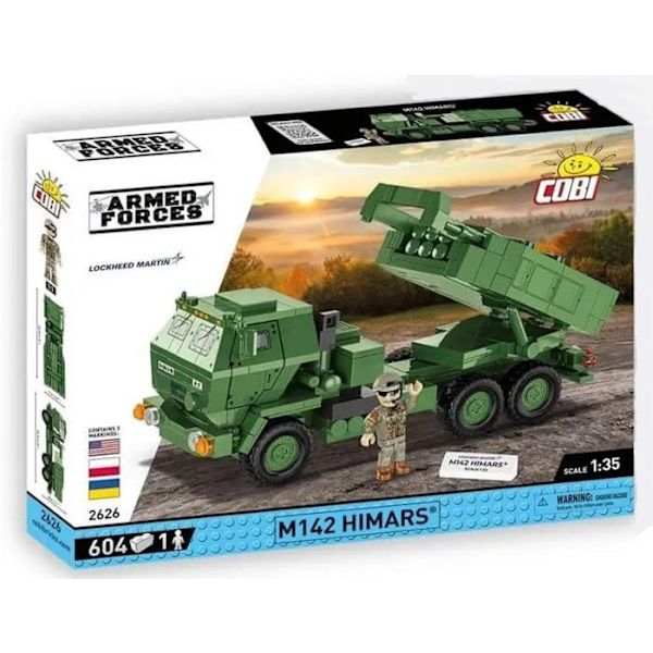 Maquette - COBI - M142 HIMARS - Plast - Grå - At samle selv