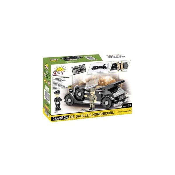 Mallinnos - COBI - Horch 830 BL - 244 osaa - 2 hahmoa - Sisustus