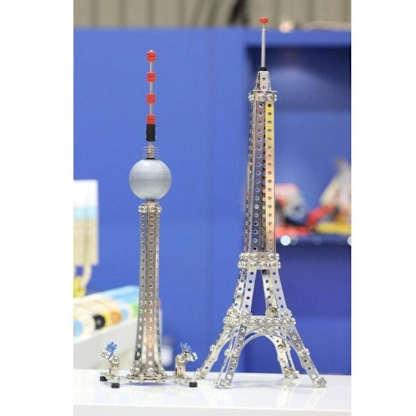 Malli - EITECH - Eiffel-torni - 250 kpl - Metalli - Kokoa itse