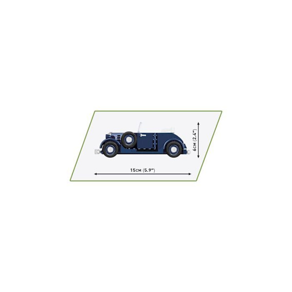 Cabriolet - COBI - Horch 830 BK - 1:35 - 243 elementtiä - Figuri Stefan Starzyński