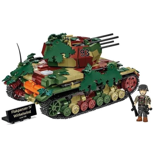 Maquette - COBI - FLAKPANZER IV WIRBELWIND - Plast - Grå - 8 år og op Grå, Grön, Svart