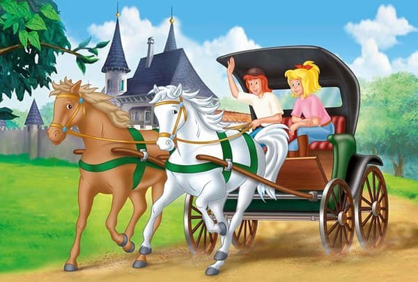 Puzzle Schmidt - 56051 - Pelit - Bibi Blocksberg/Bibi - Tina Palapeli Caleche 150 Palapeliä