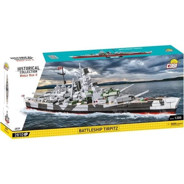 Båtar - COBI - Slagskepp Tirpitz - 2810 bitar - Blandat
