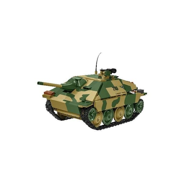 Byggesæt - COBI - COBI 2670 - Jagdpanzer 38(t) "Chwat" - Grøn - At samle selv Grön