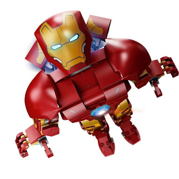 LEGO 76206 Marvel Iron Man nivelpanssari, Avengers-lelu, Iron Man -hahmo, Age of Ultron -elokuva, Infinity, lapset 9 vuotta Flerfärgad