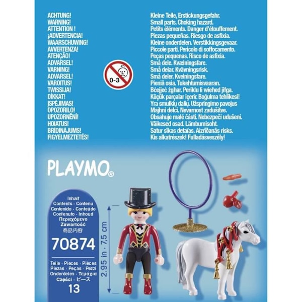 PLAYMOBIL - 70874 - Taiteilija ponin kanssa - Special Plus -hahmo - Asusteet - Lasten lelu Flerfärgad