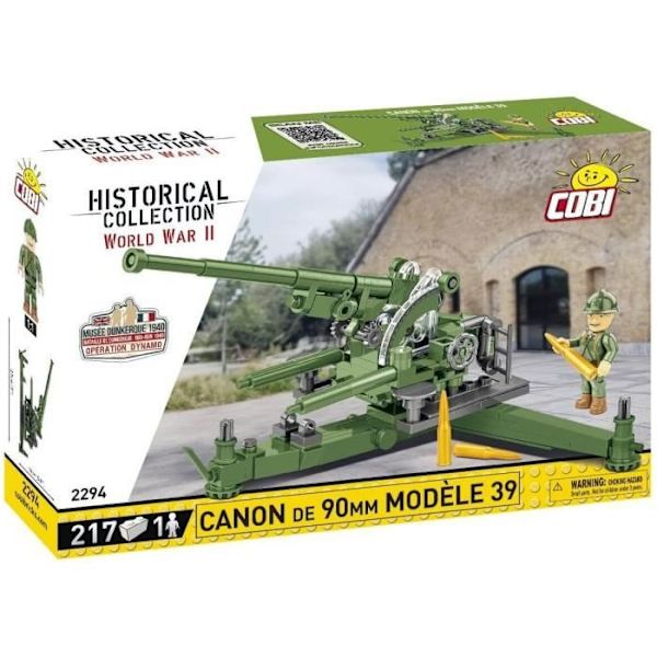 COBI 2294 - 90 MM KANON MODEL 39