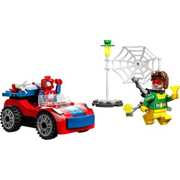 LEGO® Marvel 10789 Spider-Man och Doctor Octopus' bil, leksak med spider och klossar