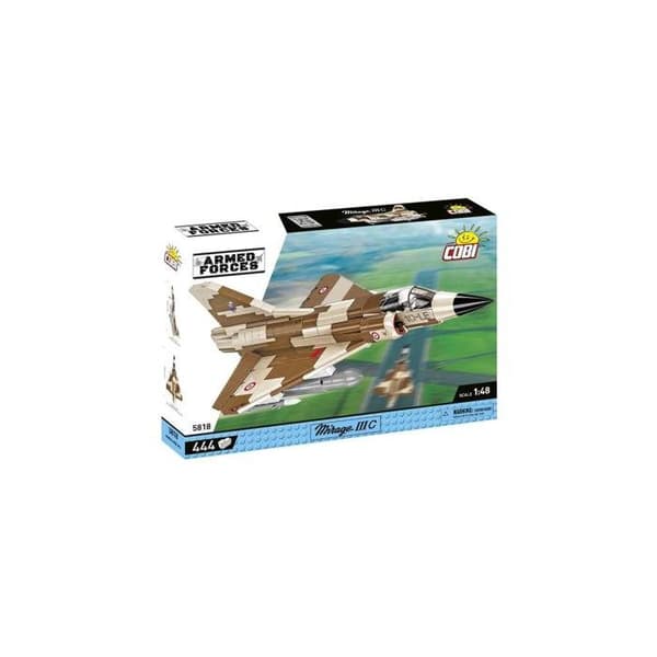 Modelfly - COBI - MIRAGE IIIC - 444 dele - Plast - Fra 10 år