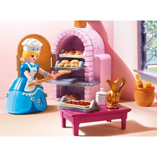 PLAYMOBIL 70451 Palace Pastry, The Princesses, 133 styk, fra 4 år og opefter rosa och vitt