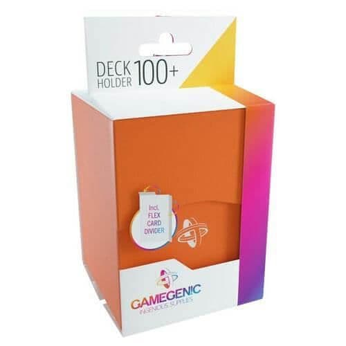 Gamegenic Deck Holder Deck Box (Plads til 100 Ærmer) - Orange