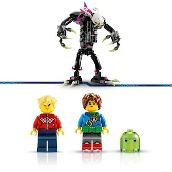 LEGO® DREAMZzz 71455 Burmonsteret, legetøj med Z-Blob-minifigurer i minifly eller flyvende motorcykel Svart