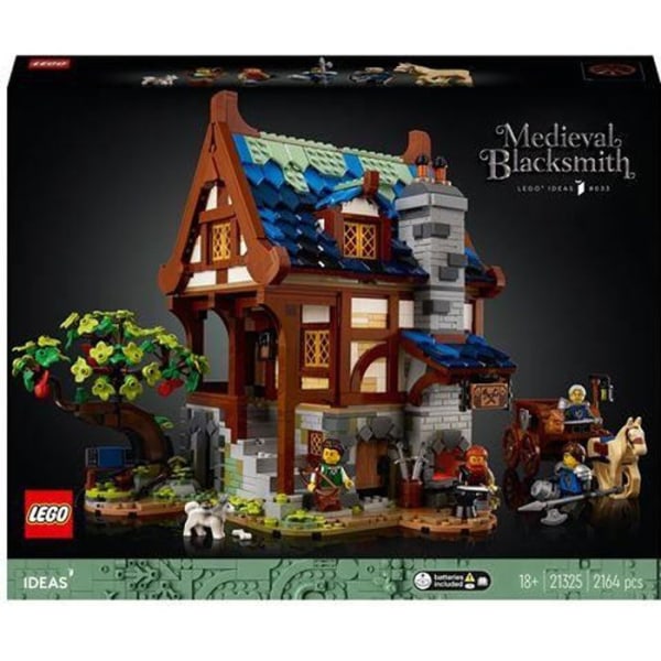 Lego - Idéer 21325 - Den medeltida smeden - Blandat - Vuxen - Brun - Att montera själv - 2 år
