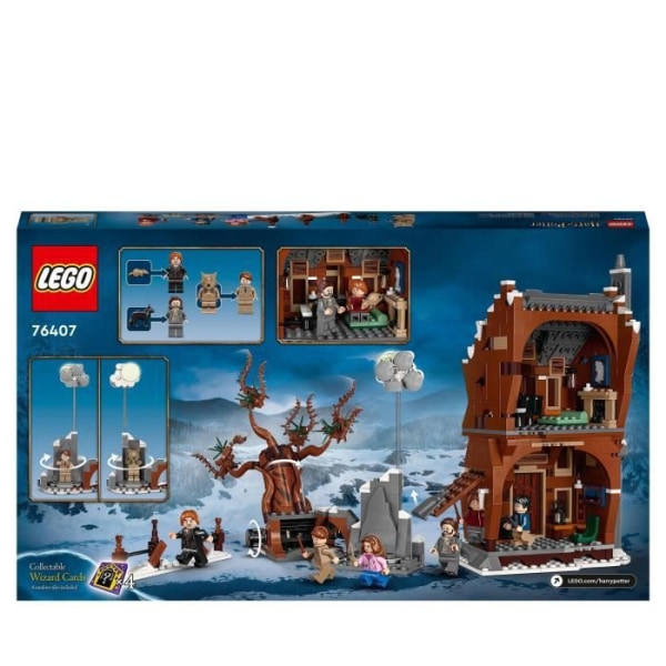 LEGO® 76407 Harry Potter Den skrikande hyddan och den svidande pilfången från Azkaban Leksaksset för barn från 9 år och uppåt