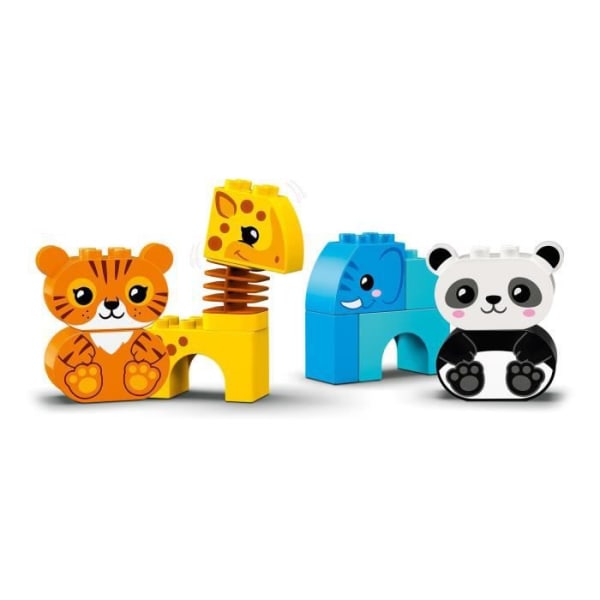 LEGO® 10955 DUPLO Mitt första djurtåg, småbarnsleksak, pedagogiskt spel för barn och spädbarn från 1 år och uppåt