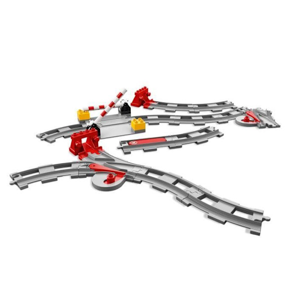LEGO® DUPLO Bytogskinner Byggesæt - Circuit med rød actionklods