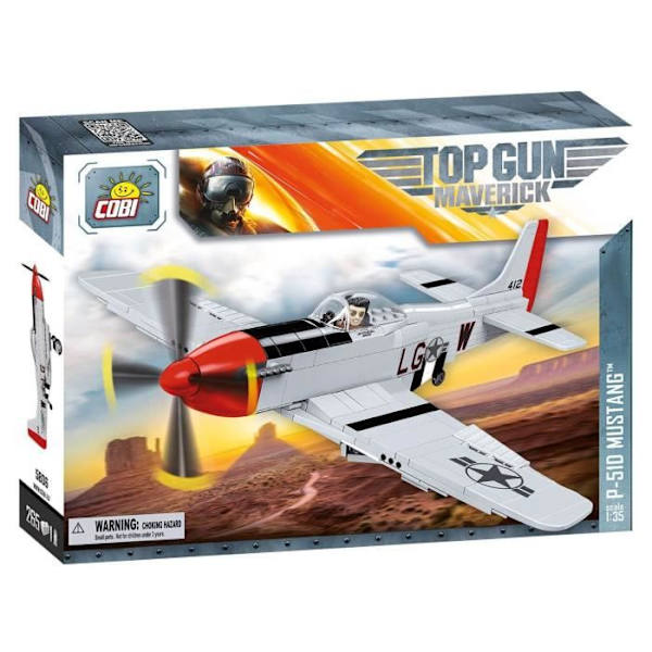 P-51D Mustang™ Top Gun Maverick - COBI-5806 Flerfärgad
