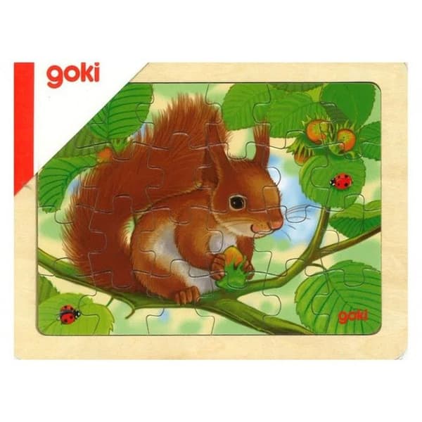 Goki - 5 kappaleen metsän eläinten palapeli ( GK-57334 )