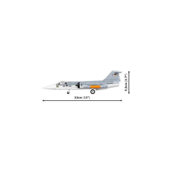 COBI -5907 LOCKHEED F-104 STARFIGHTER - BYGGESÆT - GRÅ