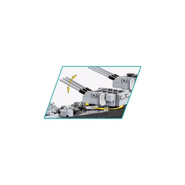 COBI 4837 - BATTLESHIP MISSOURI (BB-63) Flerfärgad