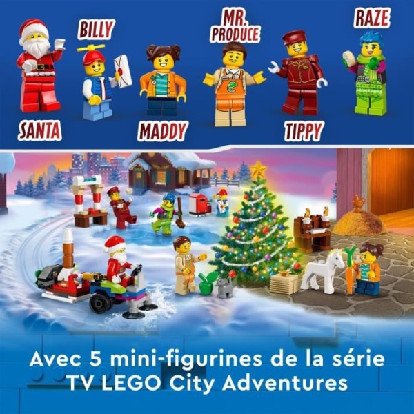 LEGO City adventskalender 60352 - Jultomtens minifigur - Present till barn