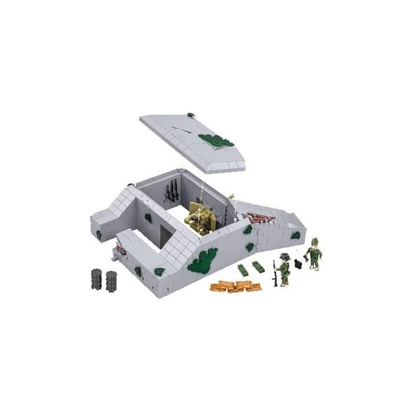 Byggset - COBI - Bunker Regelbau 667 - 630 bitar - 2 figurer - Vit Vit