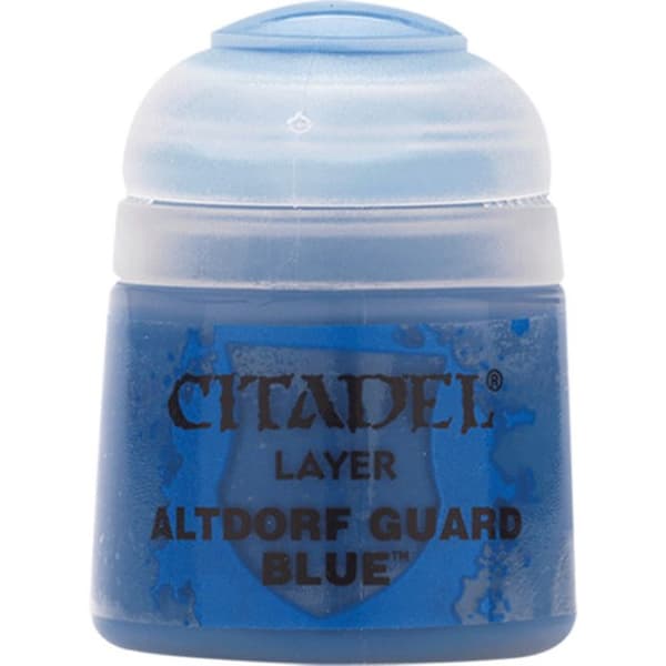 Maling - GAMES WORKSHOP - Citadel-Layer - Altdorf Guard - Farve blå - 12 ml - Metallisk blå
