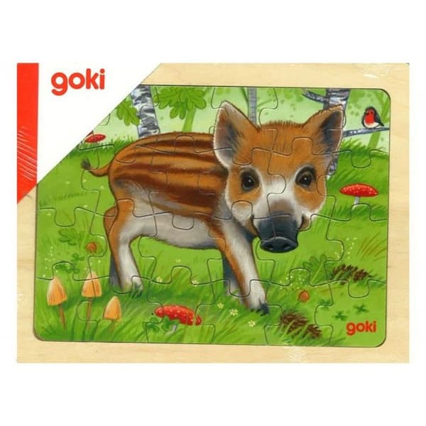 Goki - 5 kappaleen metsän eläinten palapeli ( GK-57334 )