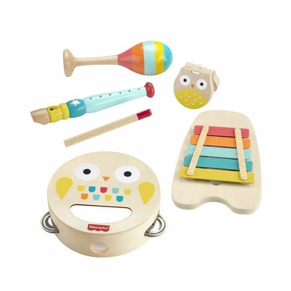 Fisher-Price träinstrumentset - musikinstrument för barn Färgad