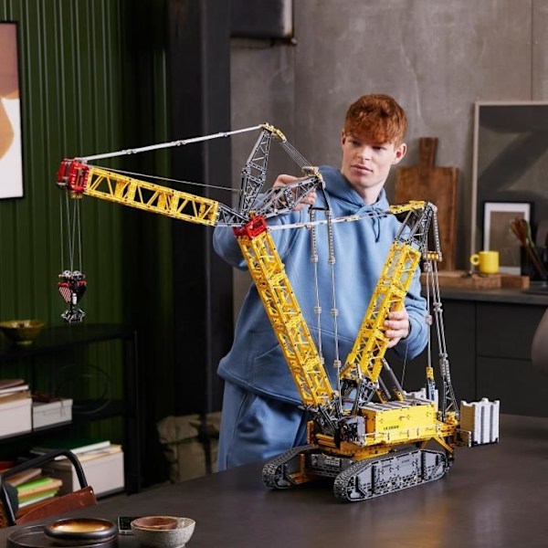 LEGO® Technic 42146 Liebherr LR 13000 Bandkran, Fjärrstyrd konstruktionsmaskinmodell, för vuxna Vit