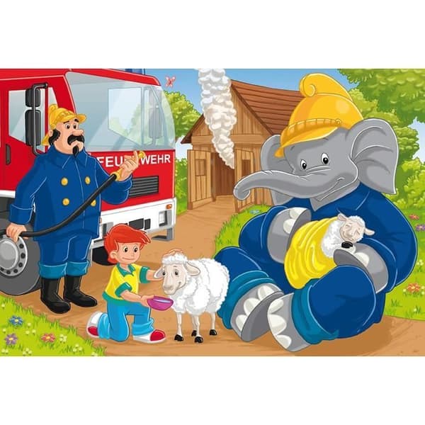 Puzzle - SCHMIDT SPIELE - Benjamin Elefantti - 3 x 24 Palaa - Lapsille - Eläimet