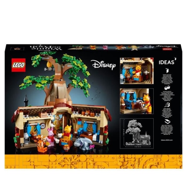 LEGO® 21326 Idéer LEGO Disney Sæt til Voksne Peter Plys, Udstillingshus, Eeyore LEGO Figur, Pattegrisefigur