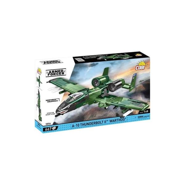 Maquette - COBI - A10 THUNDERBOLT II WARTHOG - 585 dele - Plastik - At samle selv