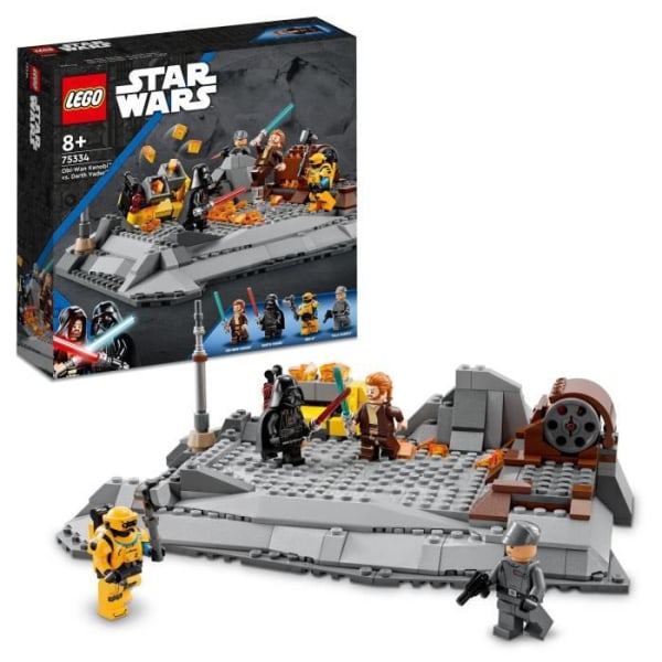 LEGO® 75336 Star Wars Obi-Wan Kenobi vs. Darth Vader, minifigurer, ljussabel och sprängpistol, för åldrarna 8 och uppåt