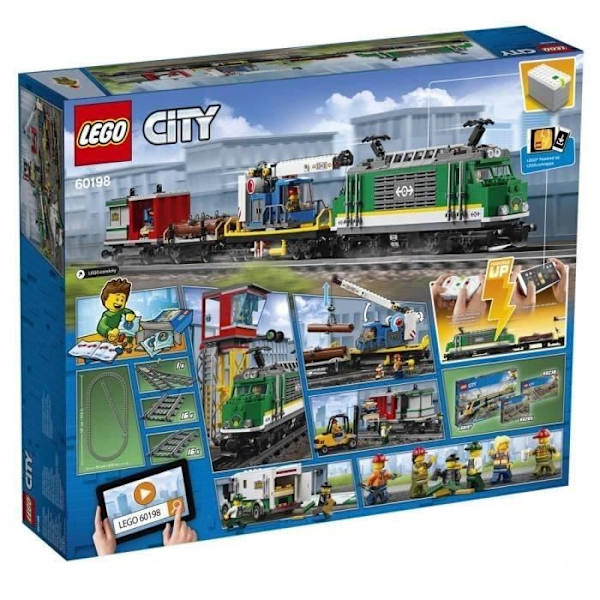 LEGO® City 60198 fjernbetjent godstog Blå