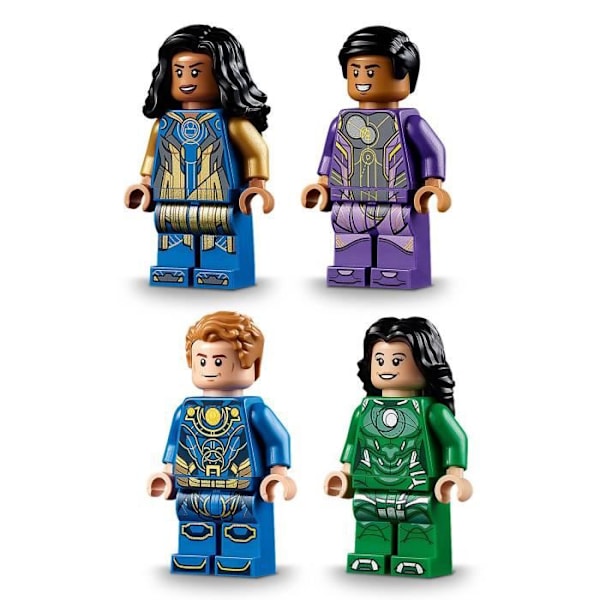 LEGO® 76155 Marvel The Eternals in the Shadow of Arishem, Superheltebyggesæt til børn fra 7 år og opefter Blå