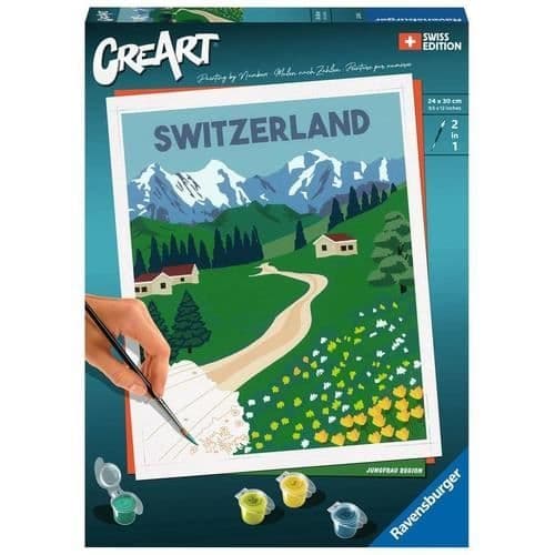 RAVENSBURGER MAALAUS NUMEROIDEN MUKAAN 23536 - NEITSYTTY ALUE - ALKAEN 12