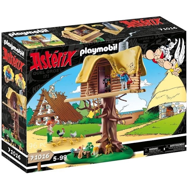 PLAYMOBIL 71016 Assurancetourix'n maja, Asterix, Lapsille ja aikuisille, 96 palapeliä, Alk. 5 vuotta Flerfärgad