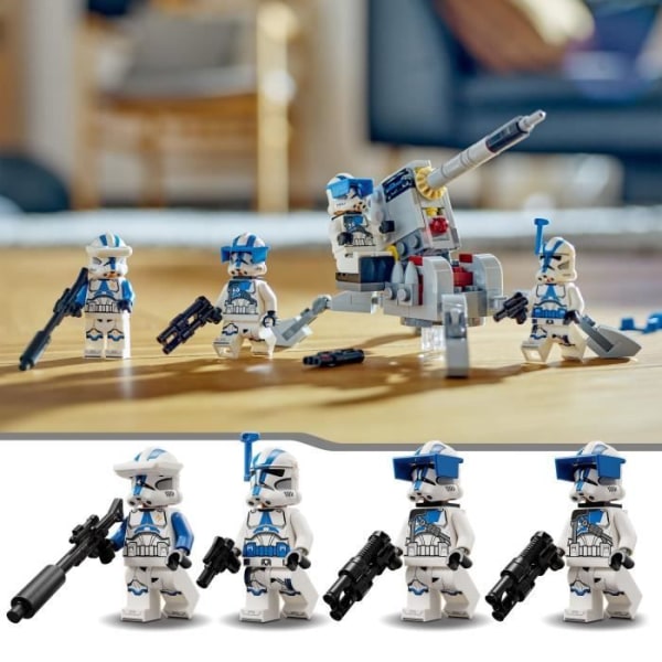 LEGO® Star Wars 75345 501st Legion Clone Troopers Battle Pack, leksak med kanon Flerfärgad