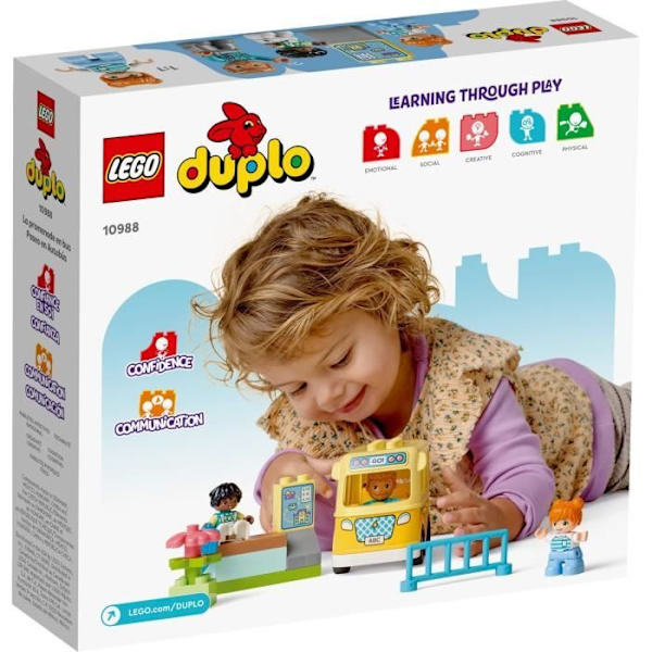 LEGO® DUPLO 10988 Busturen, pædagogisk legetøj til udvikling af finmotorik, børn 2 år Flerfärgad