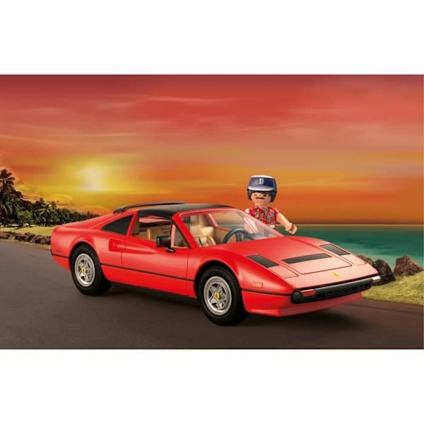 PLAYMOBIL 71343 Magnum Ferrari 308GT, Keräilyauto, Klassiset autot, 48 kpl Flerfärgad