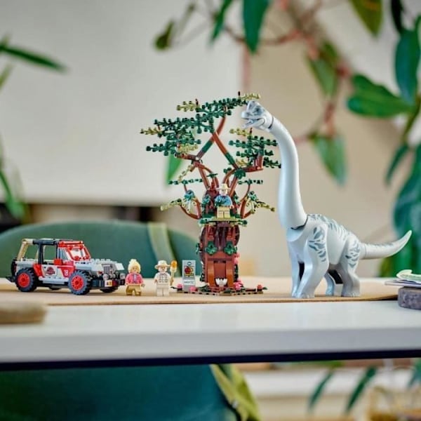 LEGO® Jurassic Park 76960 Upptäckten av Brachiosaurus, leksak med dinosauriefigur och bil Flerfärgad