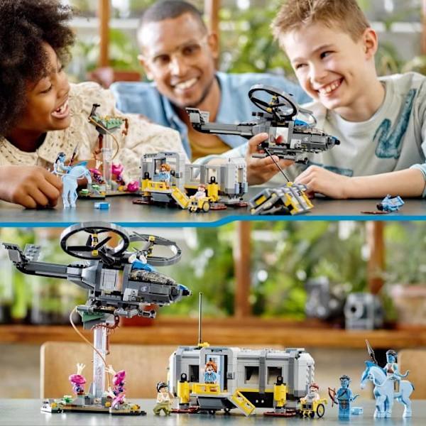 LEGO Avatar 75573 De flydende bjerge: Sektor 26 og Samson RDA, legetøj, minifigurer Flerfärgad
