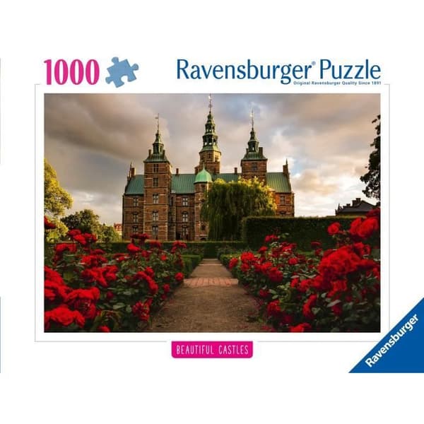 Pussel 1000 bitar Rosenborgs slott, Danmark, Samling Höjdpunkt, från 14 år, Slott, 12001336, Ravensburger