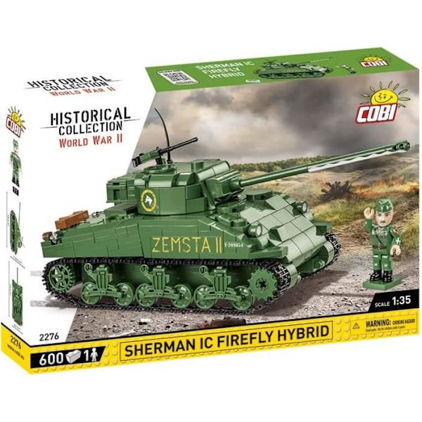 Mallisarja - COBI - 2276 - SHERMAN IC FIREFLY HYBRID - Vihreä - Lapsille yli 6-vuotiaille - Sisustus